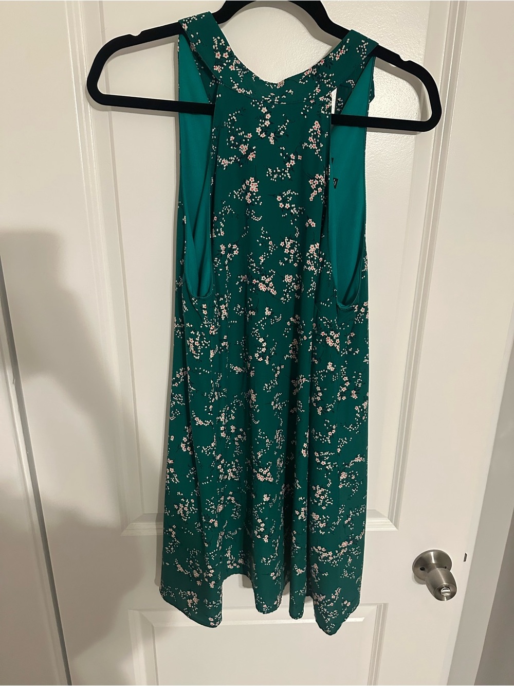 Lulu's Green Floral Mini Dress